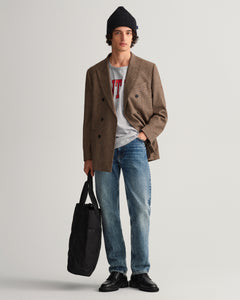 D1. Hayes Vintage Wash Denim - Semi Light Blue Vintage