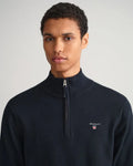 Classic Cotton Half Zip - Evening Blue