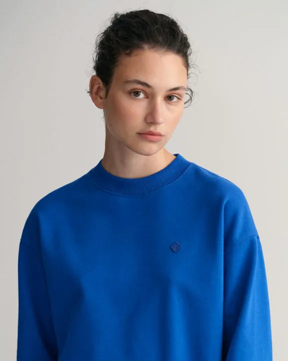 Icon G Essential Crew Neck Sweatshirt - Lapis Blue