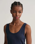 Rib Tank Top - Evening Blue