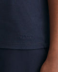 Rib Tank Top - Evening Blue