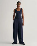 Rib Tank Top - Evening Blue