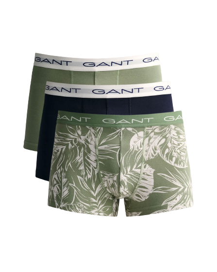 Trunk 3-Pack - Tropical Leaves Print