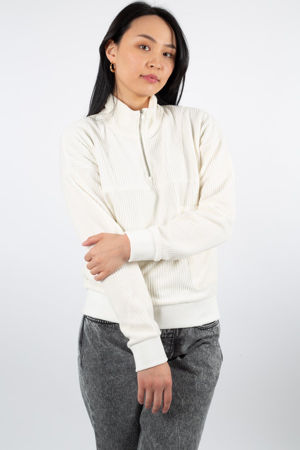 Sirimavo Half-zip - Cream