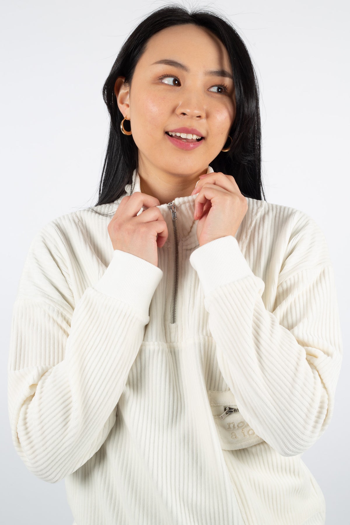 Sirimavo Half-zip - Cream