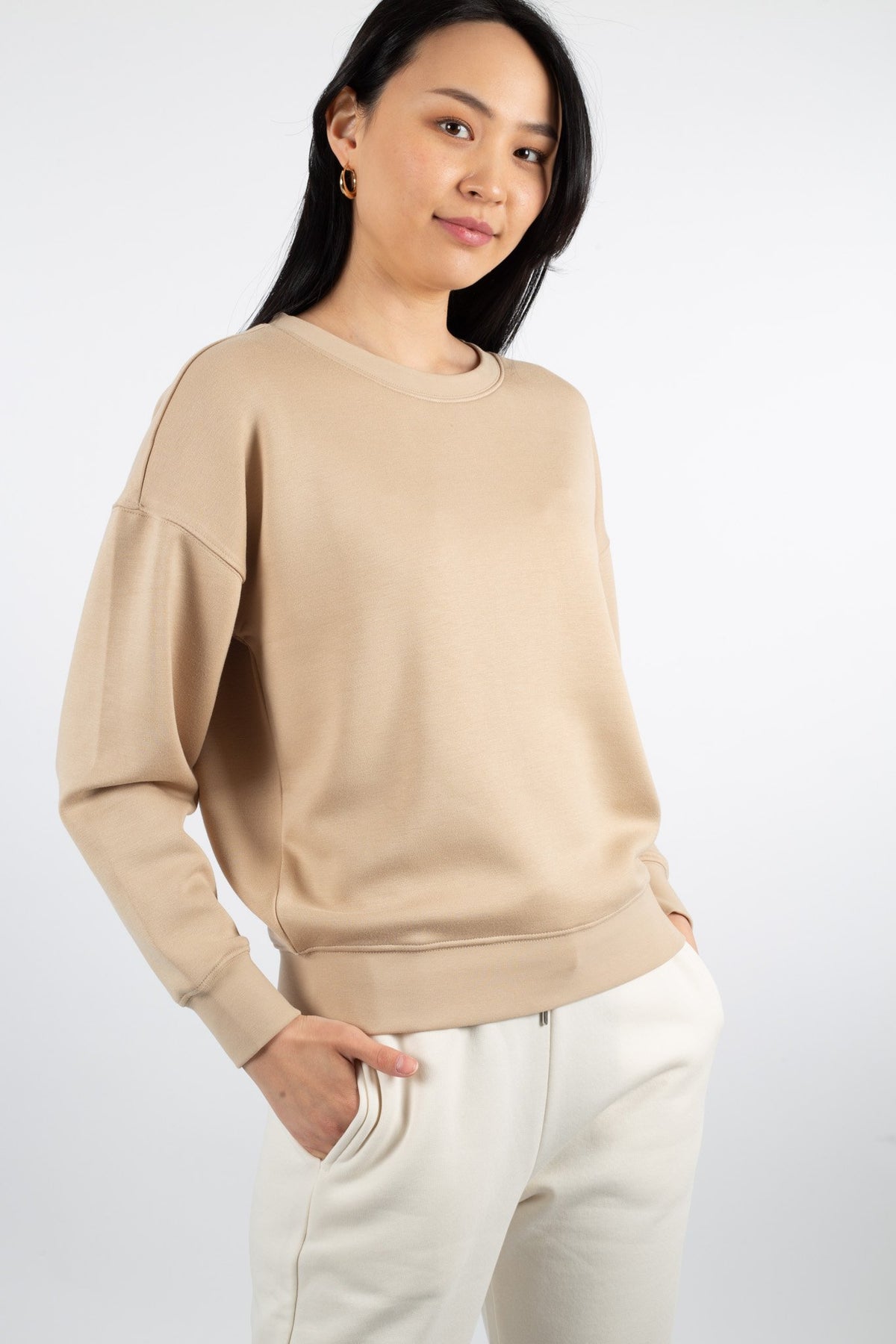 Ima DS Sweatshirt - White Pepper