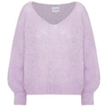 Milana Ls Mohair Knit - Light Purple
