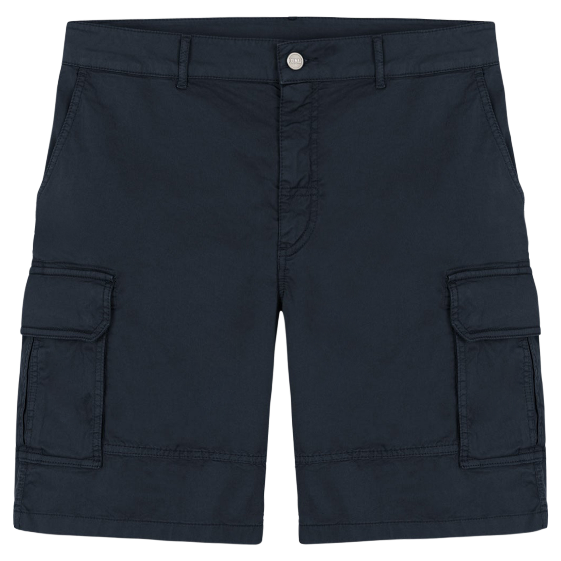 0881T Cotton Bermuda Shorts - Navy Blue
