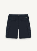 0881T Cotton Bermuda Shorts - Navy Blue