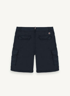 0881T Cotton Bermuda Shorts - Navy Blue