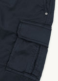 0881T Cotton Bermuda Shorts - Navy Blue