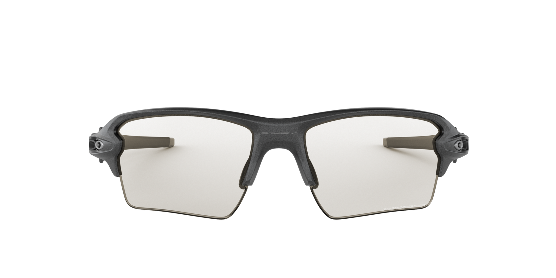 Flak 2.0 XL - Steel - Clear 50% Black Irid Photo