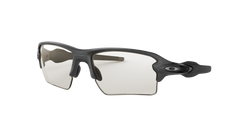 Flak 2.0 XL - Steel - Clear 50% Black Irid Photo