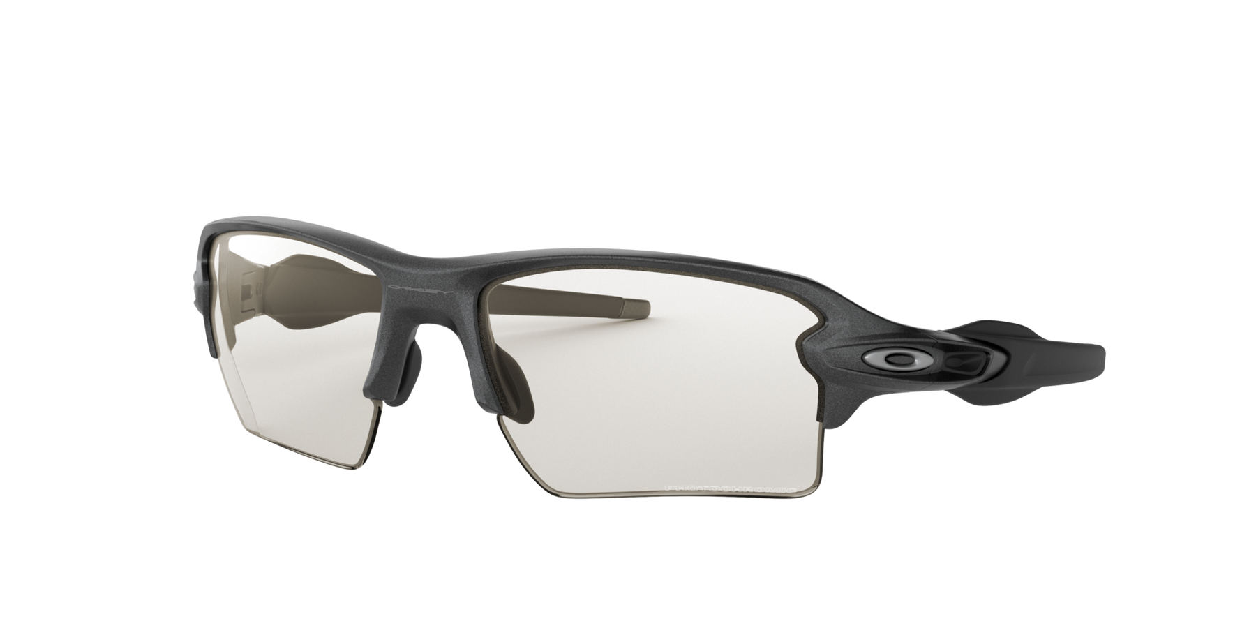 Flak 2.0 XL - Steel - Clear 50% Black Irid Photo
