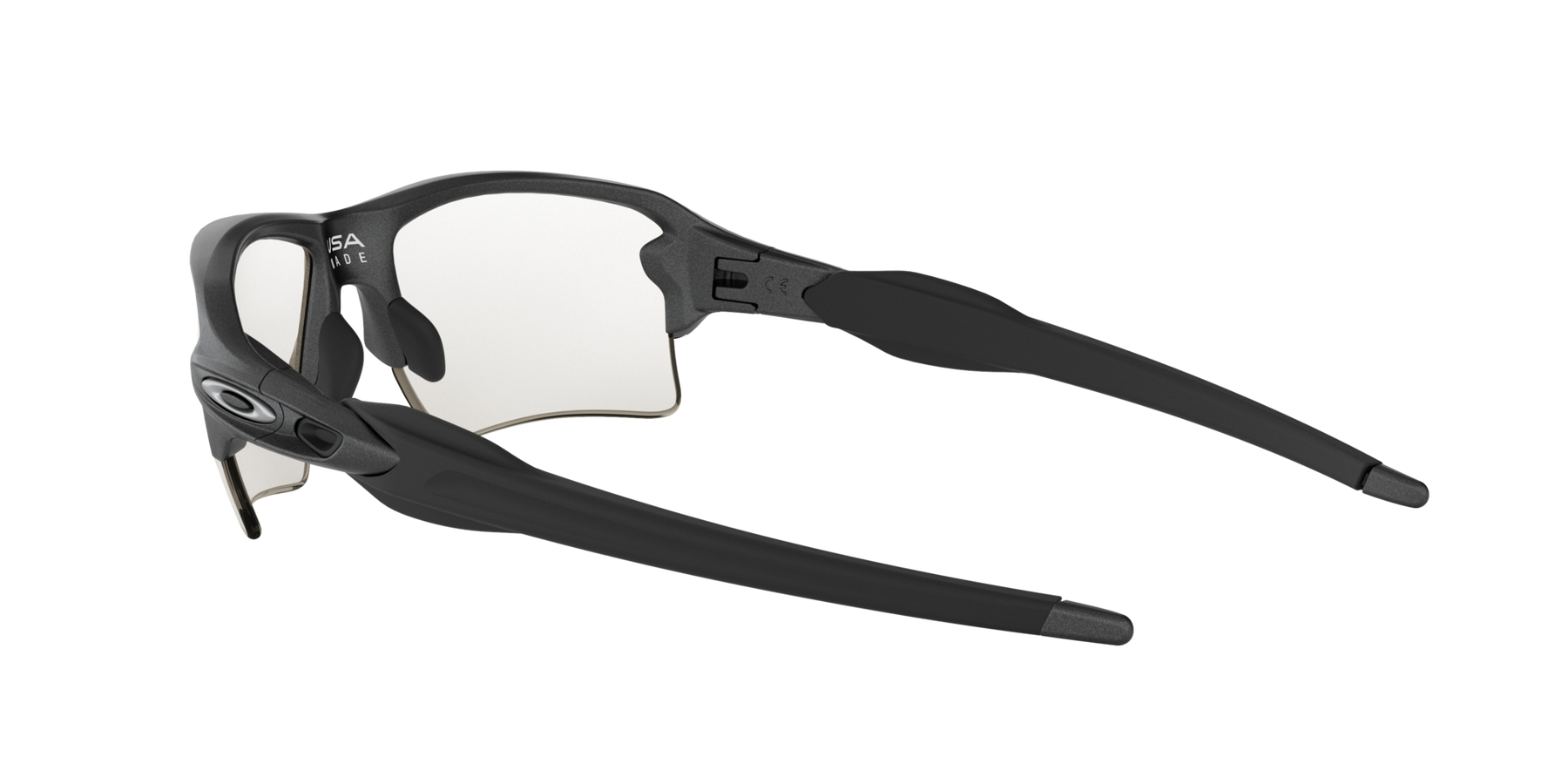 Flak 2.0 XL - Steel - Clear 50% Black Irid Photo