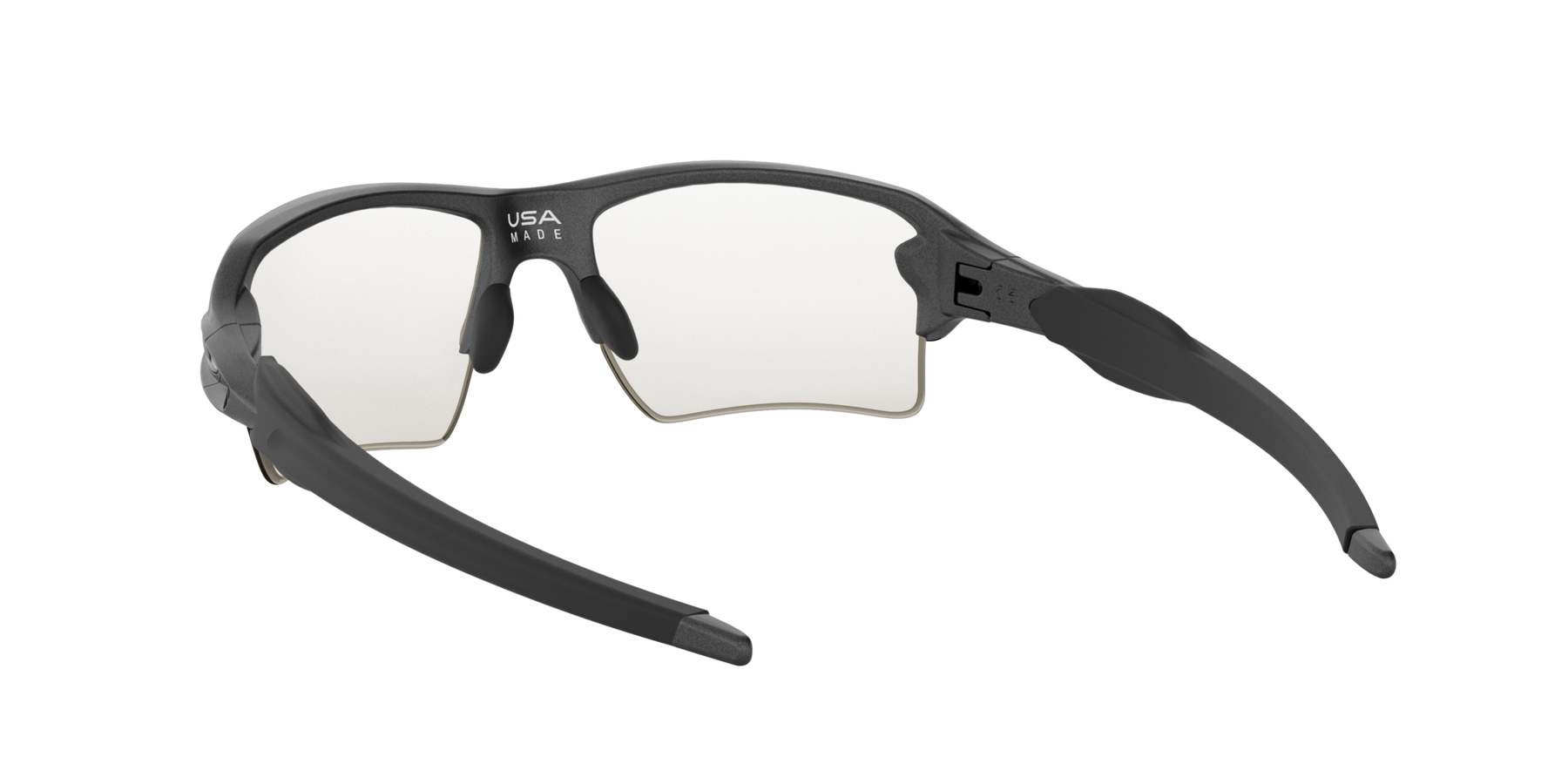 Flak 2.0 XL - Steel - Clear 50% Black Irid Photo