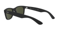 Ray-Ban New Wayfarer - Rubber Black - G-15 Green
