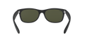 Ray-Ban New Wayfarer - Rubber Black - G-15 Green