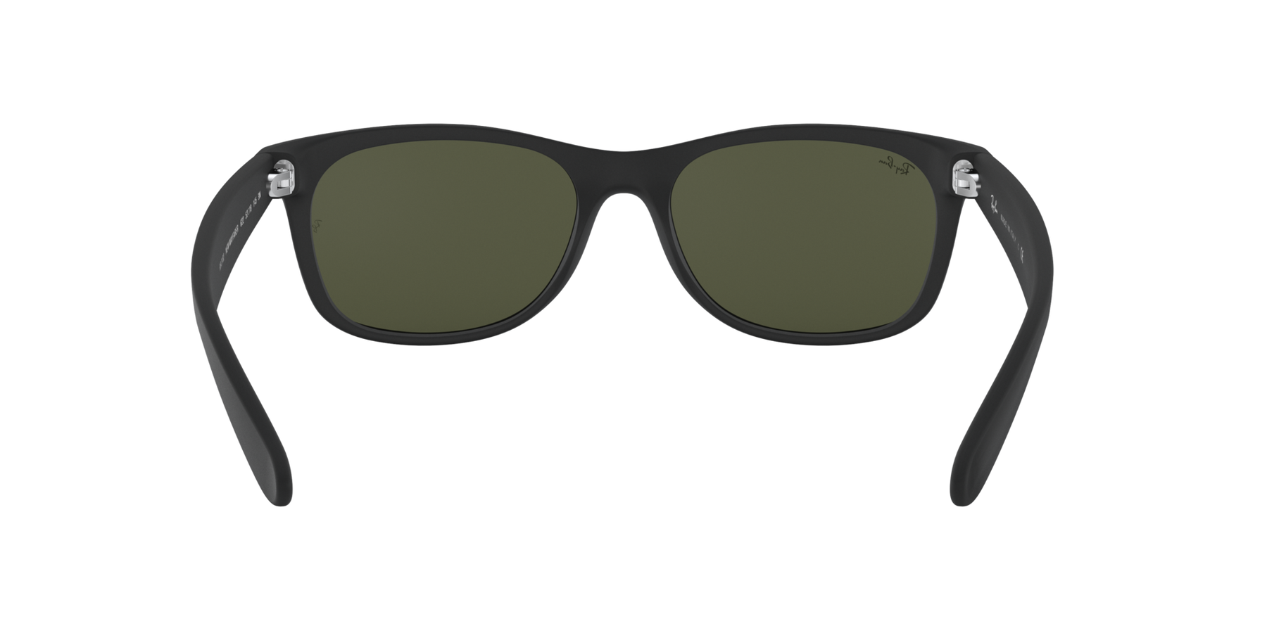 Ray-Ban New Wayfarer - Rubber Black - G-15 Green
