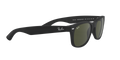 Ray-Ban New Wayfarer - Rubber Black - G-15 Green