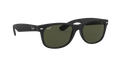 Ray-Ban New Wayfarer - Rubber Black - G-15 Green