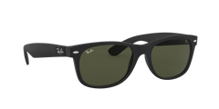 New Wayfarer - Rubber Black - G-15 Green