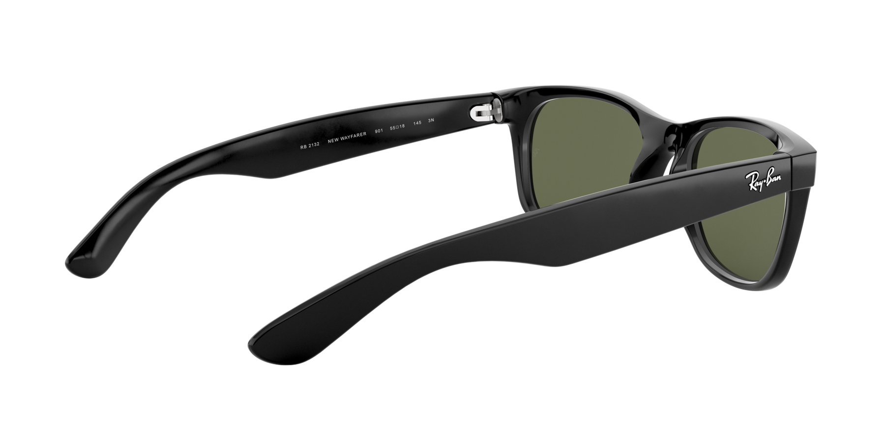 Ray-Ban New Wayfarer Classic - Svart / Grön G-15