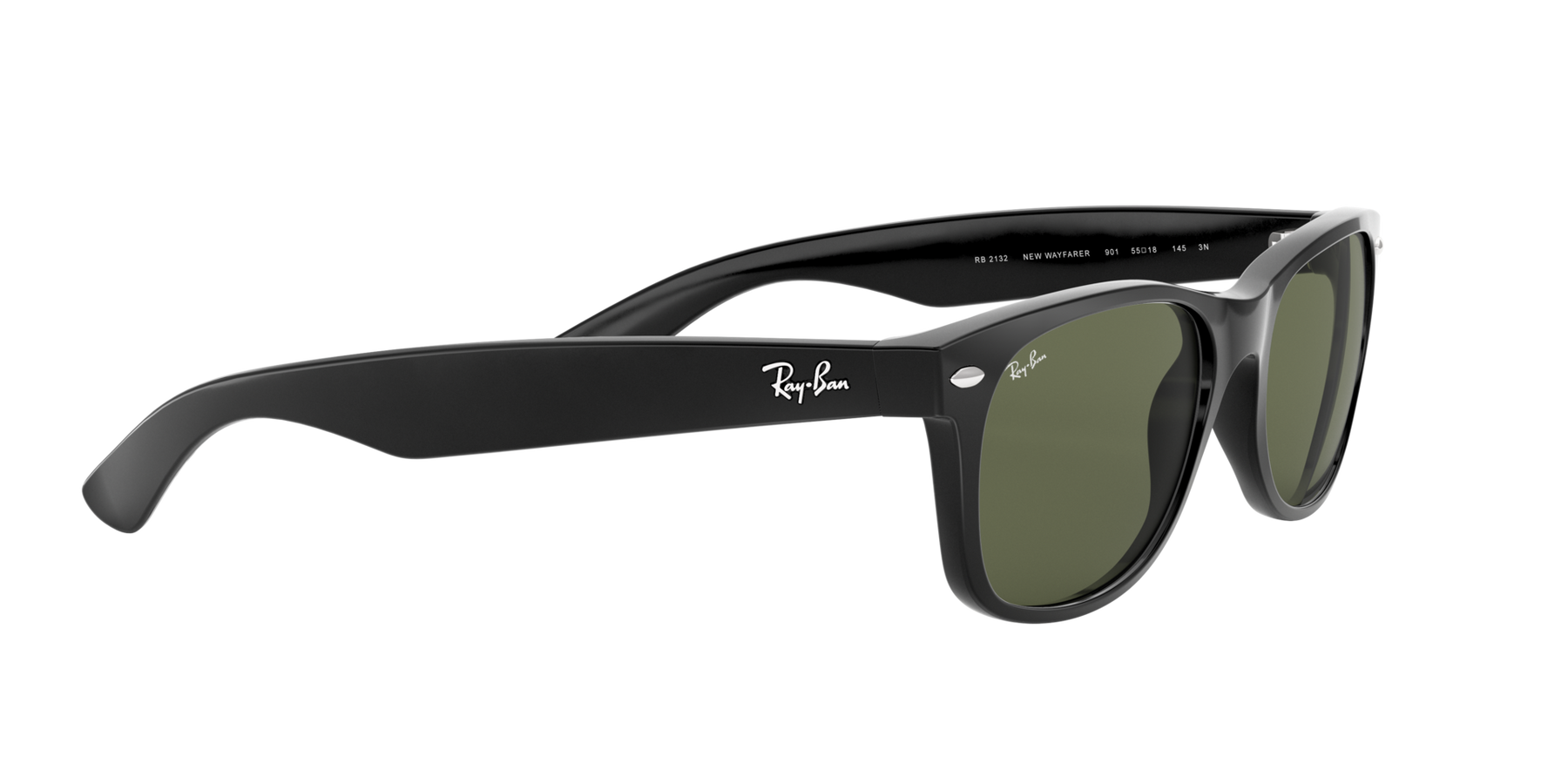 Ray-Ban New Wayfarer Classic - Svart / Grön G-15