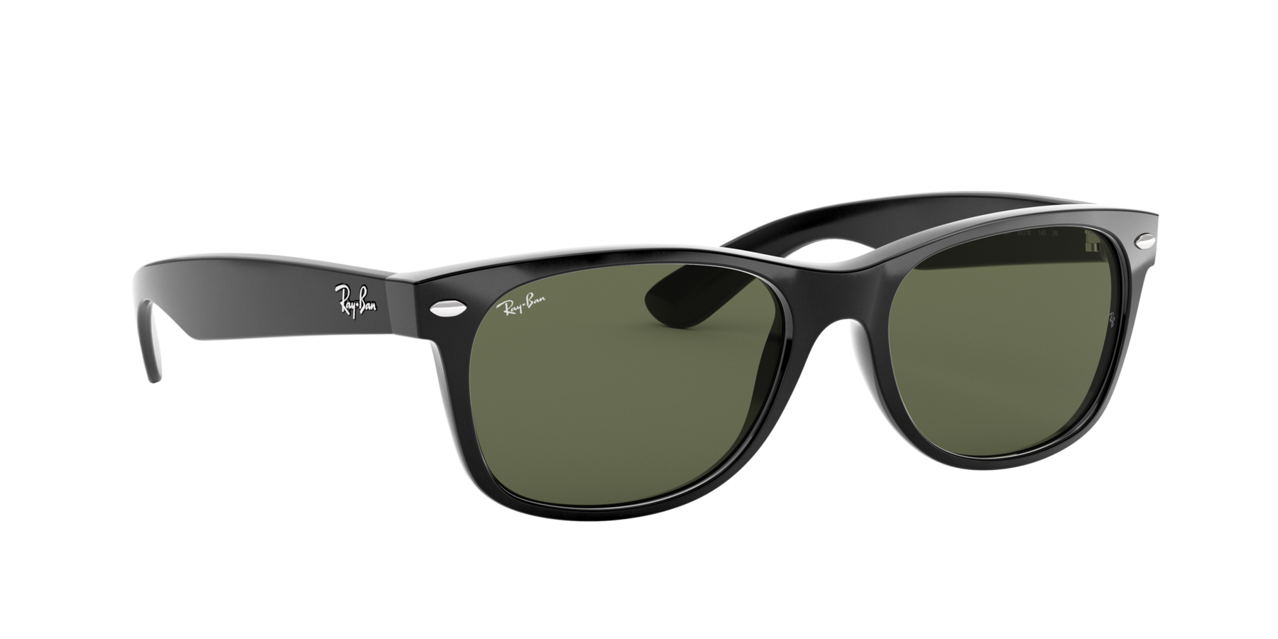 Ray-Ban New Wayfarer Classic - Svart / Grön G-15