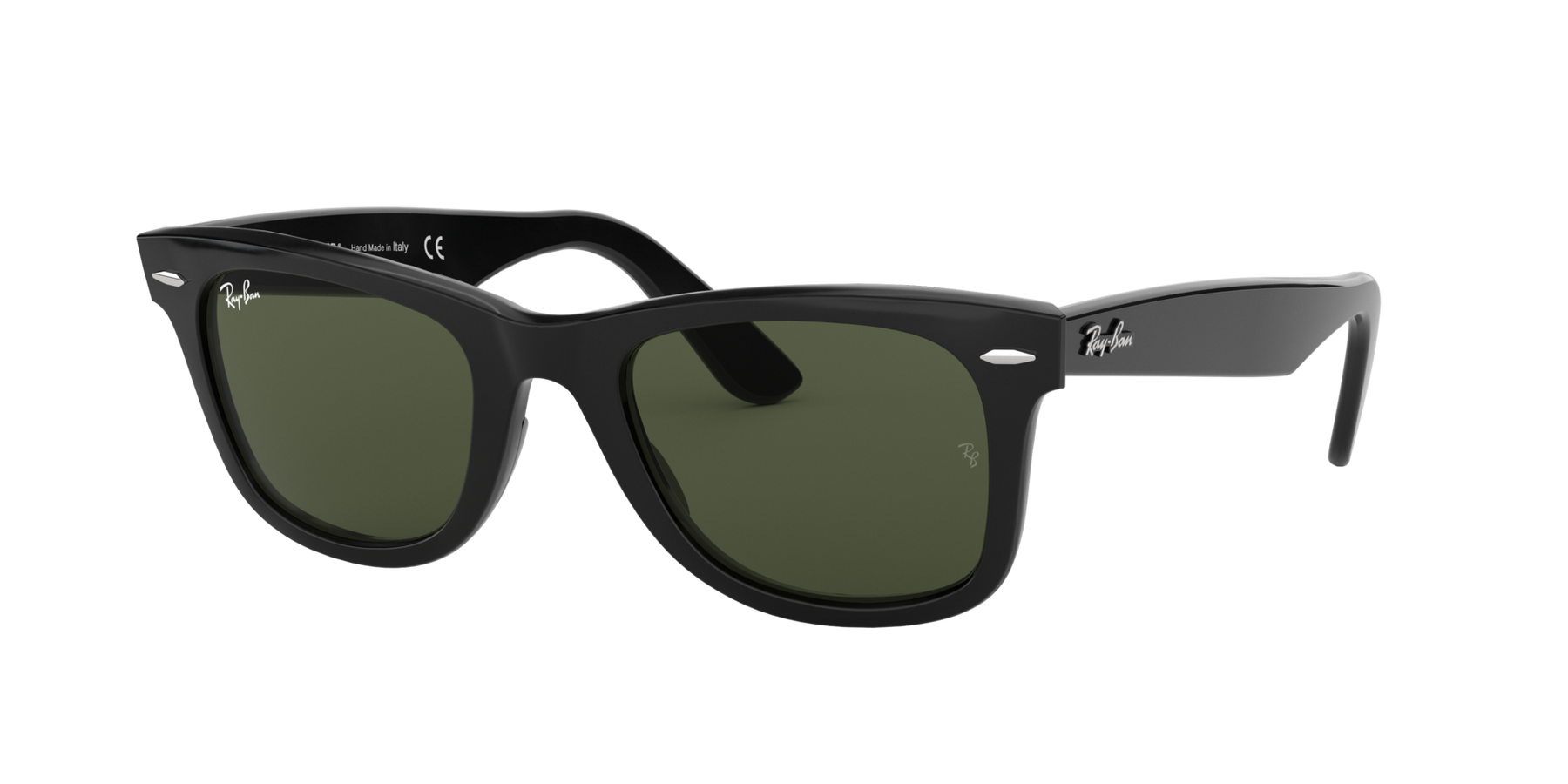 Ray-Ban Wayfarer Solglasögon Svart/Grön
