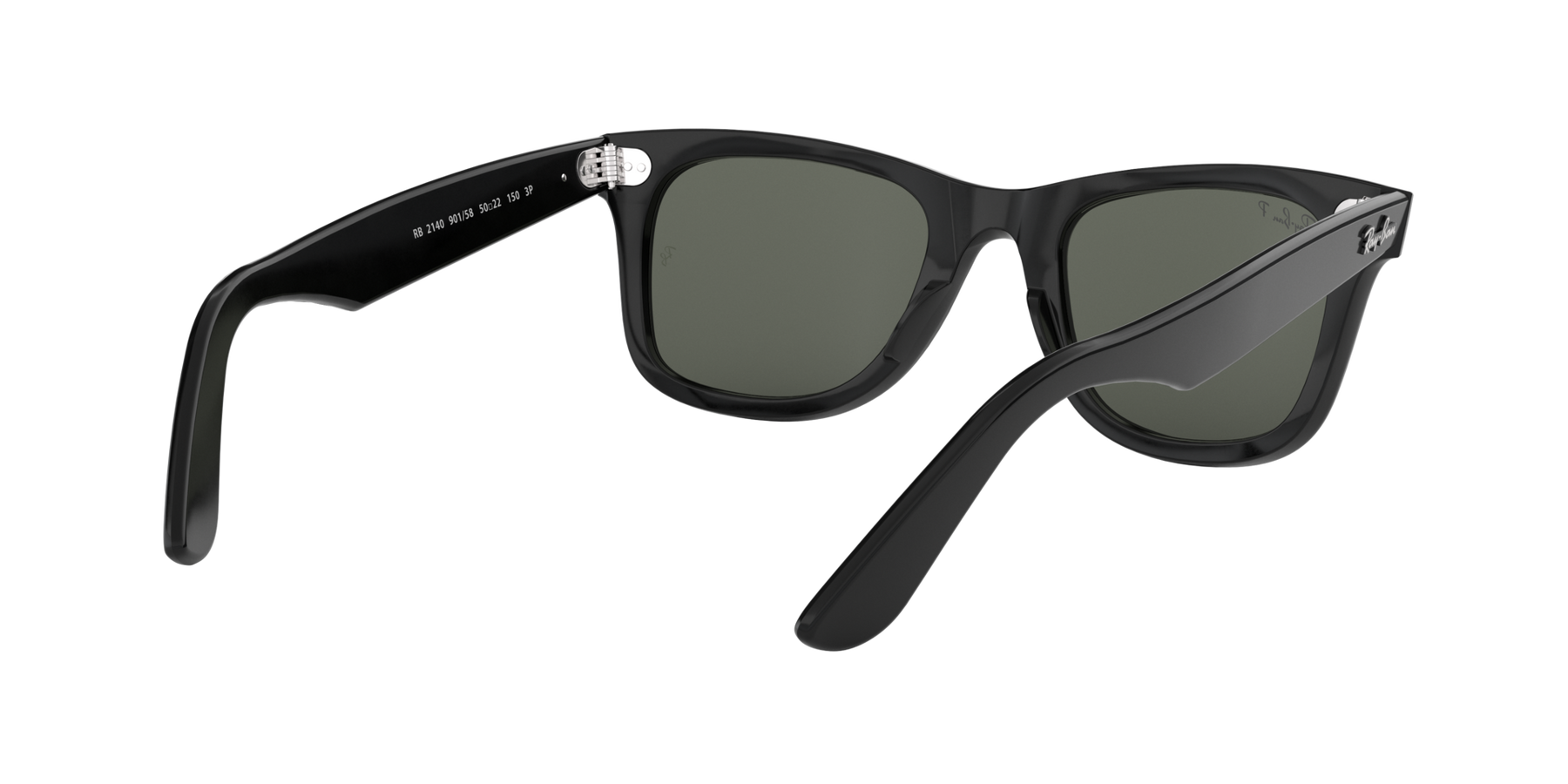 Ray-Ban Wayfarer Solglasögon Svart/Grön