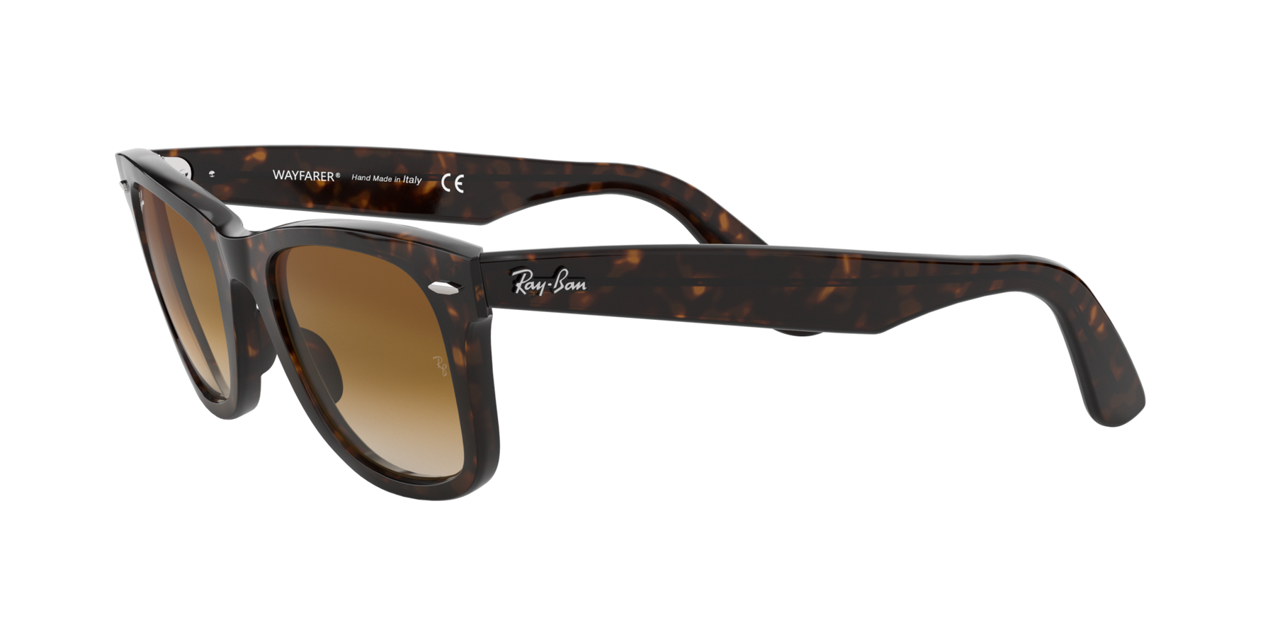 Wayfarer - Tortoise - Clear Gradient Brown