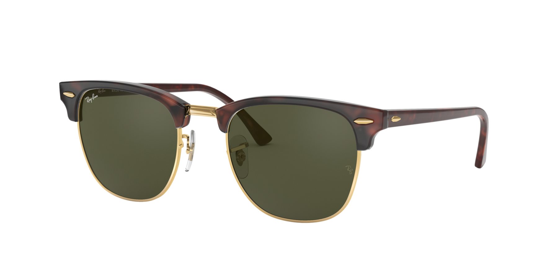 Clubmaster - Tortoise - G-15 Green