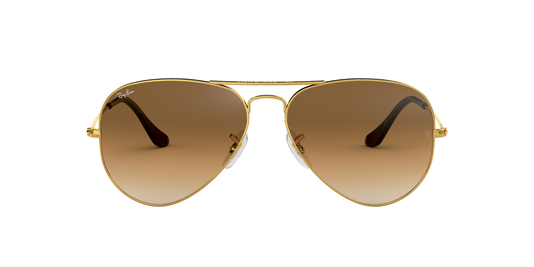 Aviator Large Metal - Arista - Clear Gradient Brown