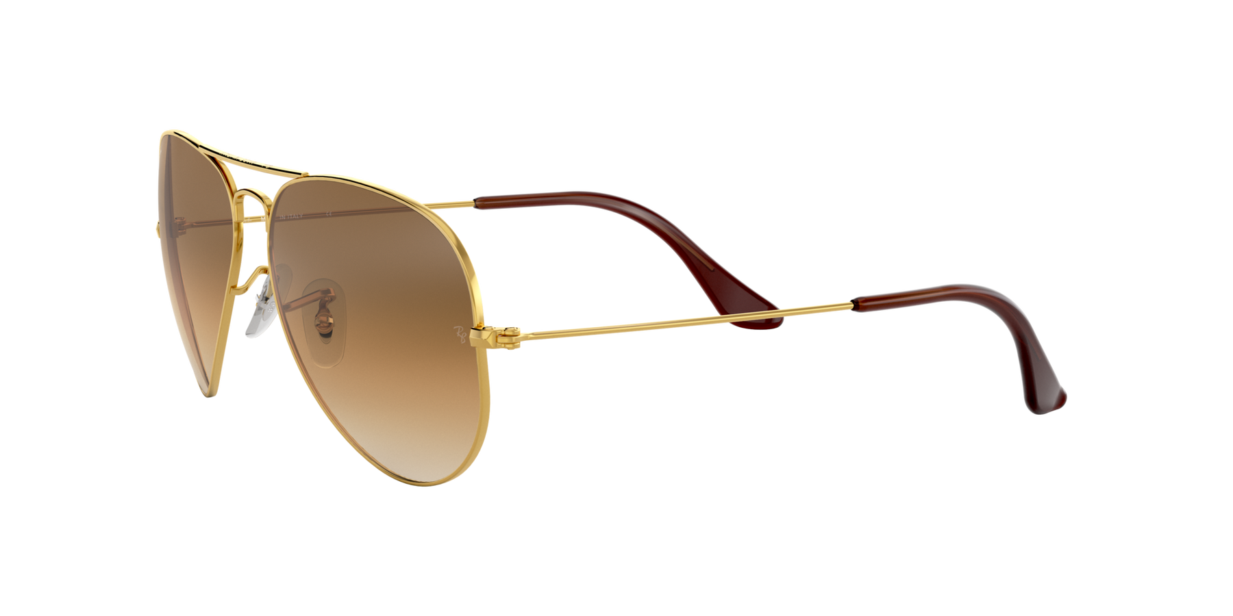 Aviator Large Metal - Arista - Clear Gradient Brown