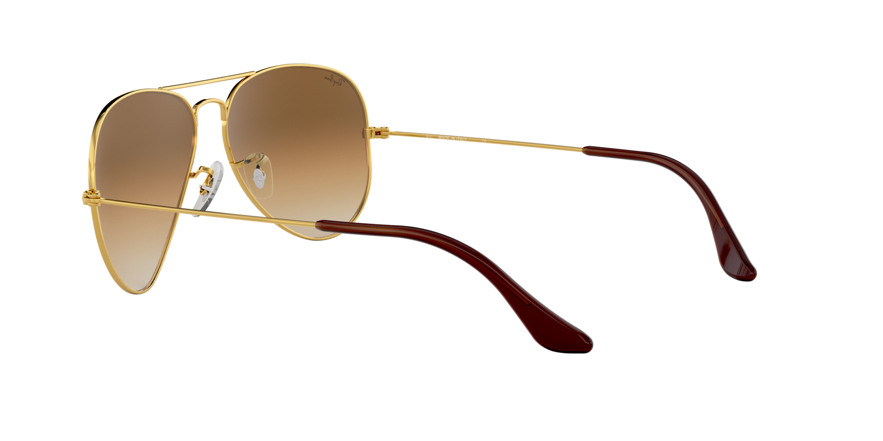 Aviator Large Metal - Arista - Clear Gradient Brown