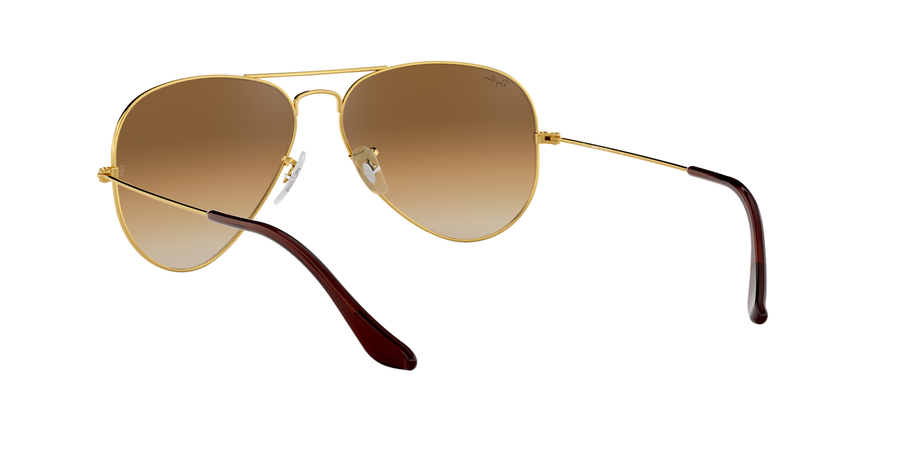 Aviator Large Metal - Arista - Clear Gradient Brown