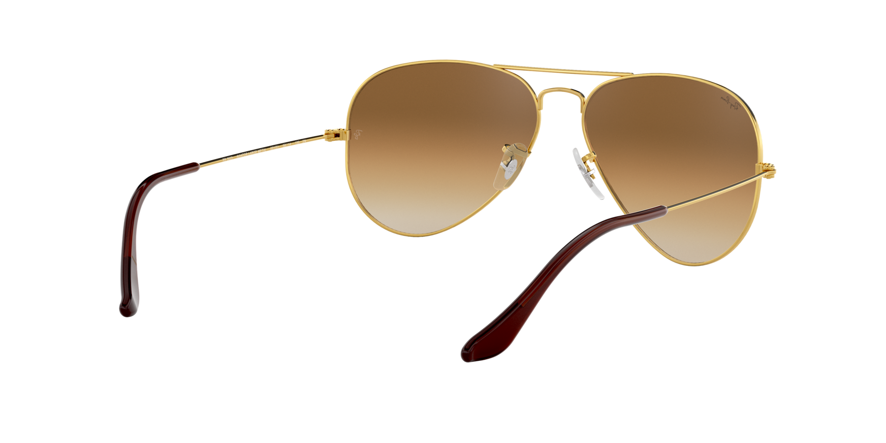 Aviator Large Metal - Arista - Clear Gradient Brown