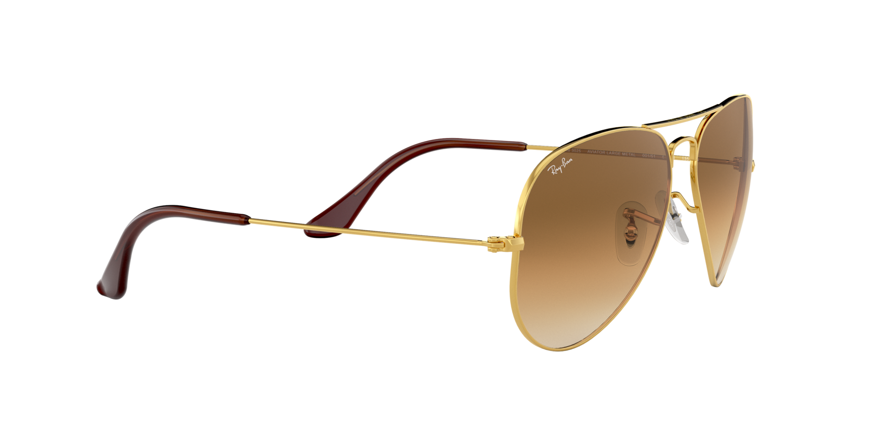 Aviator Large Metal - Arista - Clear Gradient Brown