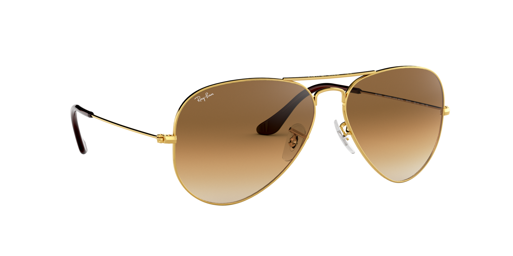 Aviator Large Metal - Arista - Clear Gradient Brown