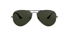 Aviator Large Metal - Gunmetal - G-15 Green