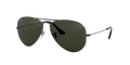 Aviator Large Metal Solglasögon - Gunmetal