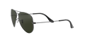 Aviator Large Metal Solglasögon - Gunmetal