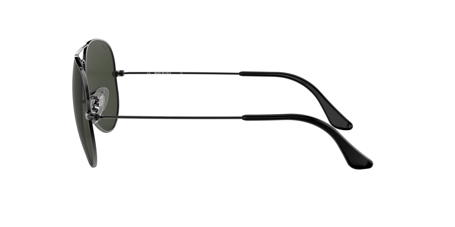 Aviator Large Metal Solglasögon - Gunmetal