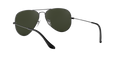 Aviator Large Metal Solglasögon - Gunmetal
