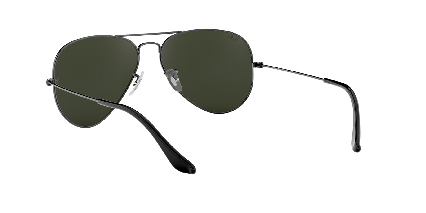 Aviator Large Metal Solglasögon - Gunmetal