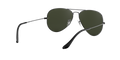 Aviator Large Metal Solglasögon - Gunmetal