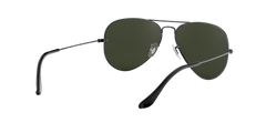 Aviator Large Metal - Gunmetal - G-15 Green