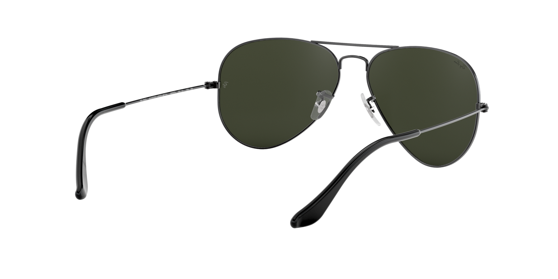 Aviator Large Metal Solglasögon - Gunmetal
