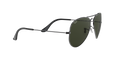 Aviator Large Metal Solglasögon - Gunmetal
